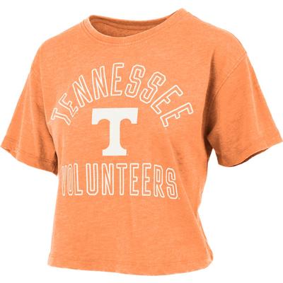 Tennessee Pressbox Rockford Cropped Vintage Wash Short Sleeve Tee