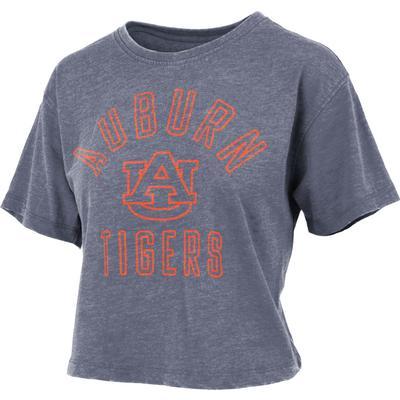 Auburn Pressbox Rockford Cropped Vintage Wash Short Sleeve Tee