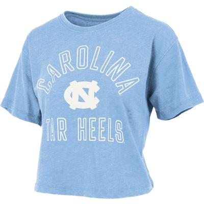 UNC Pressbox Rockford Cropped Vintage Wash Short Sleeve Tee