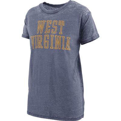 West Virginia Pressbox Superblock Vintage Wash Short Sleeve Tee