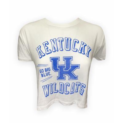 Kentucky Alternative Apparel Women's Headliner Go Big Blue Crop Tee
