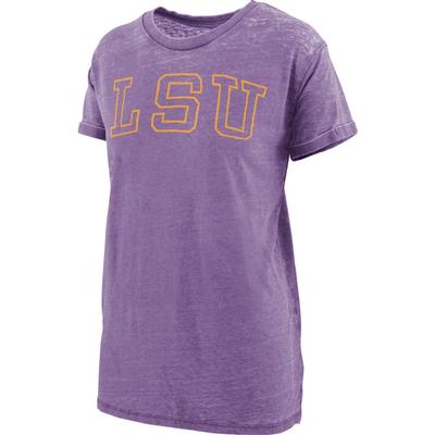 LSU Pressbox Superblock Vintage Wash Short Sleeve Tee