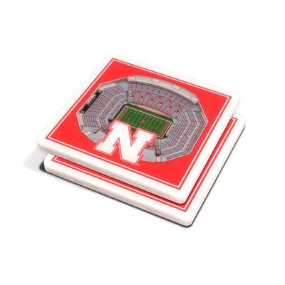 Nebraska 3-D Stadium Coaster