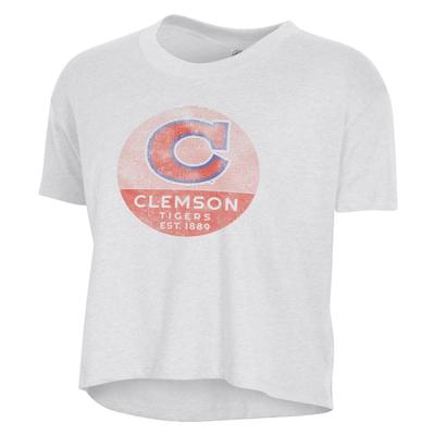 Clemson Alternative Apparel Women's Headliner Vault C Crop Tee