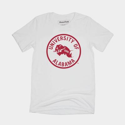 Alabama Homefield Retro Logo Short Sleeve Tee