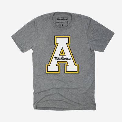 Appalachian State Homefield Block A Short Sleeve Tee