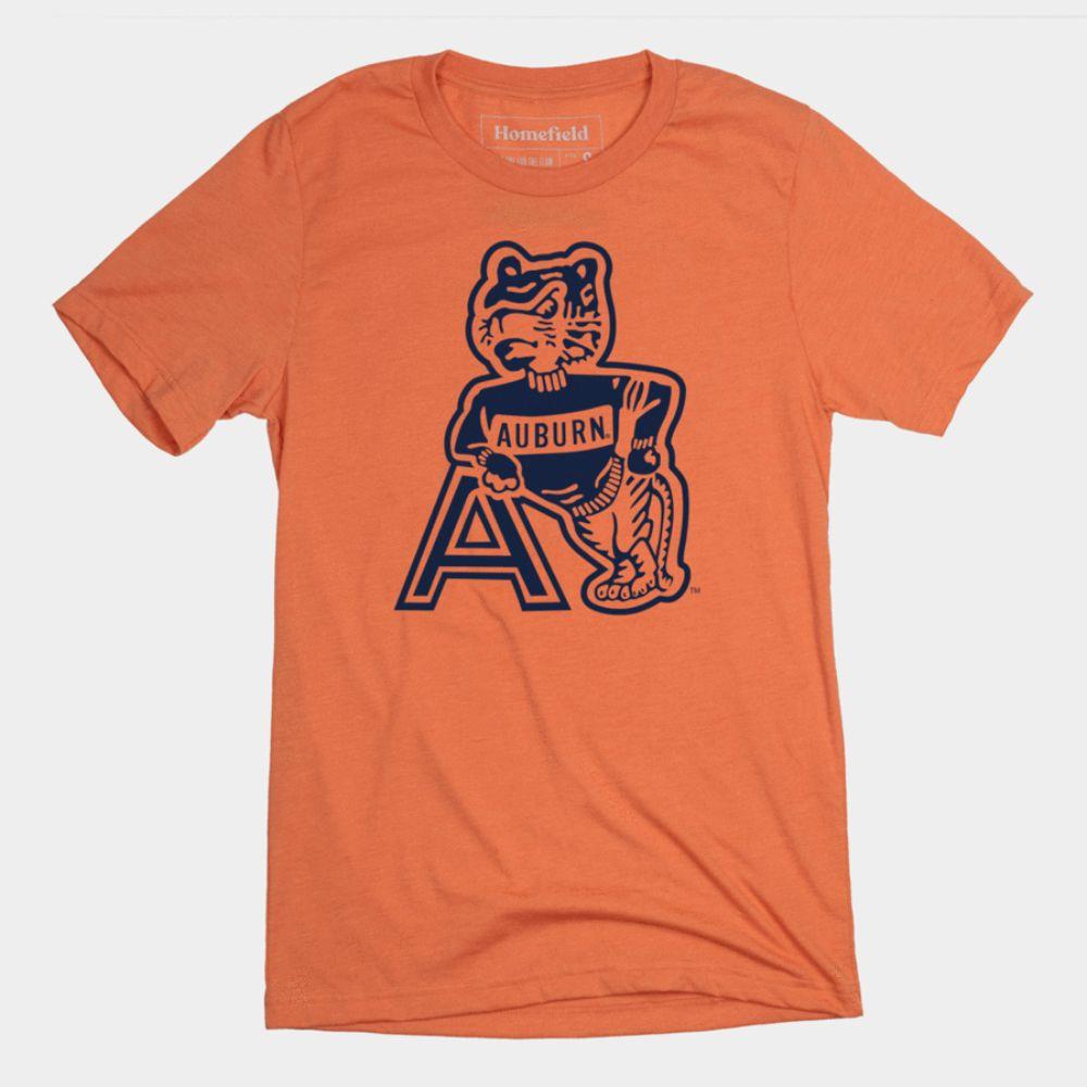 AUB | Auburn Homefield Retro Leaning Aubie Short Sleeve Tee | Alumni Hall