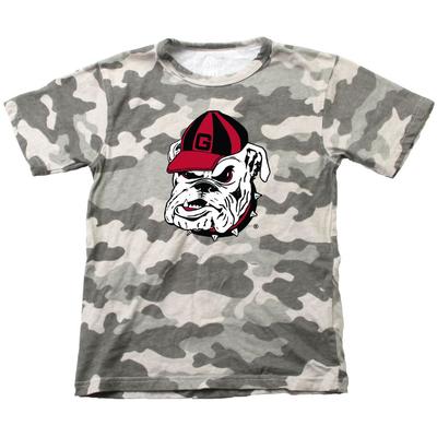 Georgia Wes & Willy KIDS Camo Logo Tee