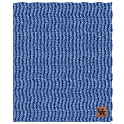 Kentucky Two Tone Cable Knit Blanket
