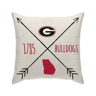 Georgia Cross Arrow Decor Pillow