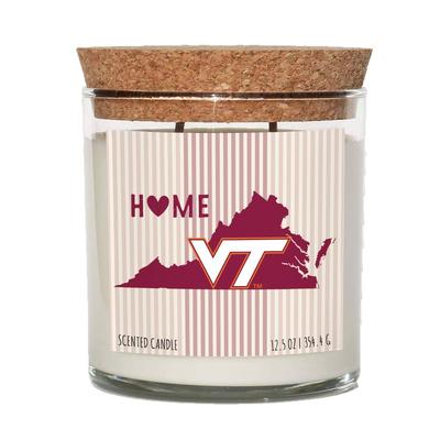 Virginia Tech 12.5 oz Cork Top Candle