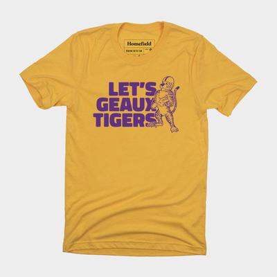 LSU Homefield Let's Geaux Tigers Tee