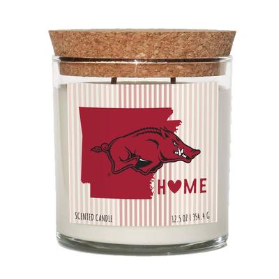 Arkansas 12.5 oz Cork Top Candle