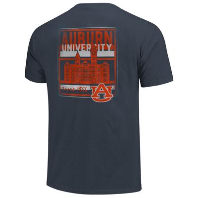 Auburn Comfort Colors Building Stripes Tee