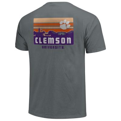 Clemson Comfort Colors Campus Skyline Tee