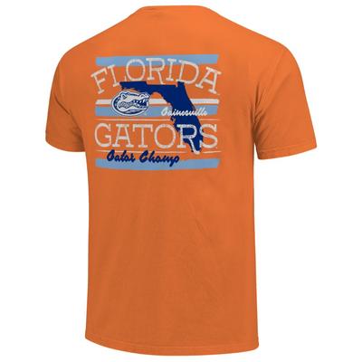 Florida Comfort Colors Gator Chomp Striped Tee