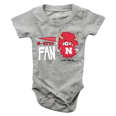 Nebraska Infant Monster Fan Onesie