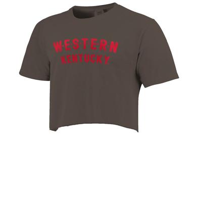 Western Kentucky Comfort Colors Women's Stars Cropped Tee