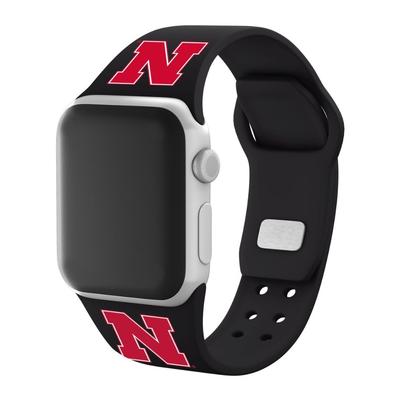Nebraska Apple Watch Silicon Sport Band 38/40 MM