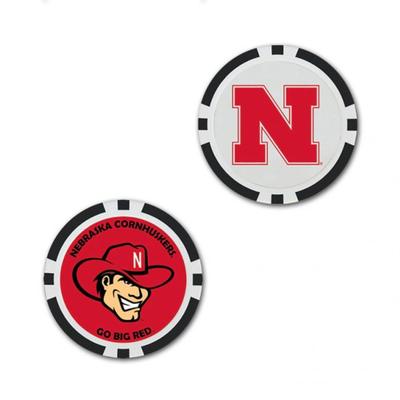Nebraska Wincraft Oversized Ball Marker