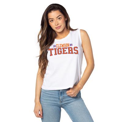 Clemson Chicka-D College Stacked Arc Est Date Tank