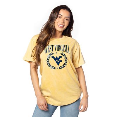 West Virginia Chicka-D Everybody Vintage Laurel Serif Tee