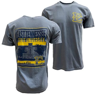 ETSU Comfort Colors Building Stripes Tee