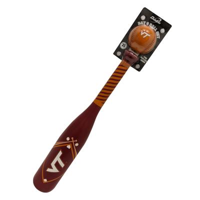 Virginia Tech Baseball Ball/Bat Set