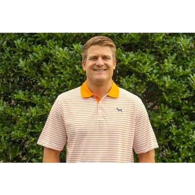 Tennessee Volunteer Traditions Bluetick Hester Stripe Polo