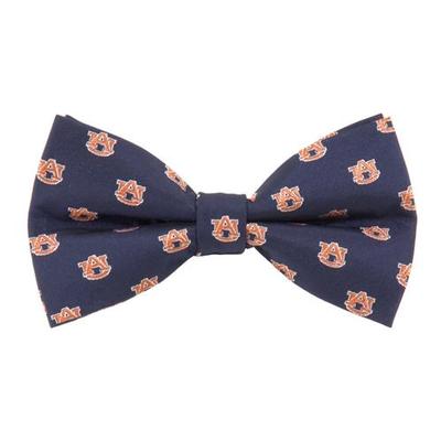 Auburn Repeat Logo Bow Tie