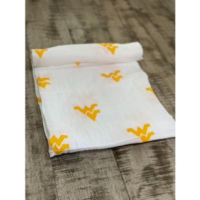 West Virginia Cotton Muslin Swaddle Blanket