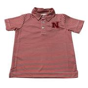 Nebraska Garb Youth Stripe Polo