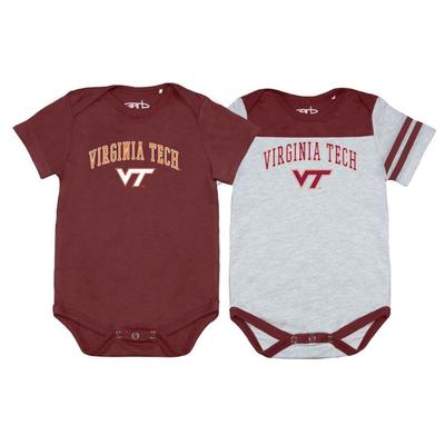 Virginia Tech Garb 2pk Infant Onesies