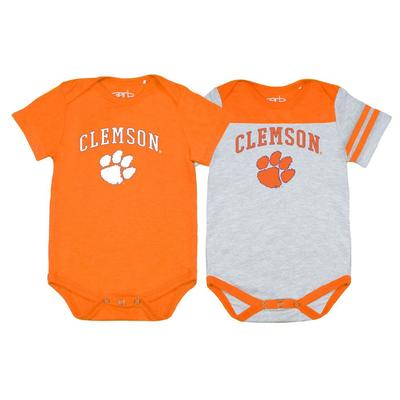 Clemson Garb 2pk Infant Onesies