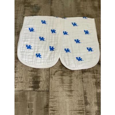 Kentucky Cotton Muslin Burp Cloths (2 pack)