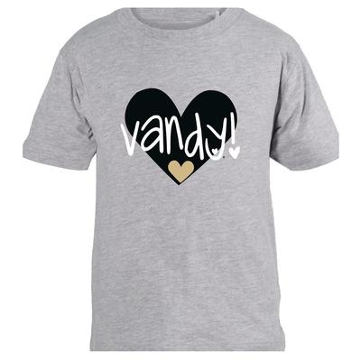 Vanderbilt Garb Toddler Heart Logo Tee