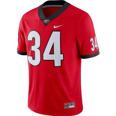 Georgia Nike #34 Home Jersey
