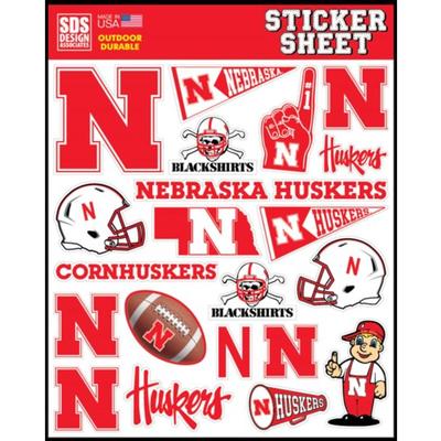 Nebraska Sticker Sheet
