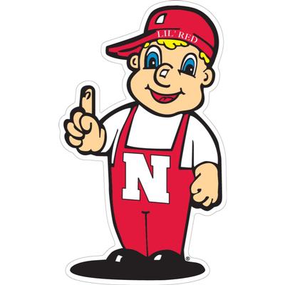 Nebraska 6 inch Lil Red Magnet