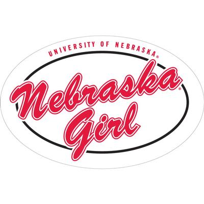 Nebraska 6 inch Nebraska Girl Magnet