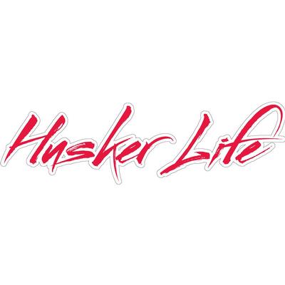 Nebraska 6 inch Husker Life Decal