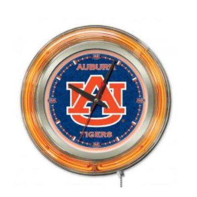 Auburn 15 inch Neon Wall Clock