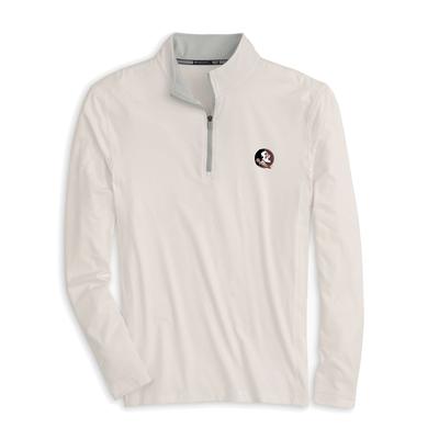 Florida State Southern Tide Flanker 1/4 Zip Pullover WHITE