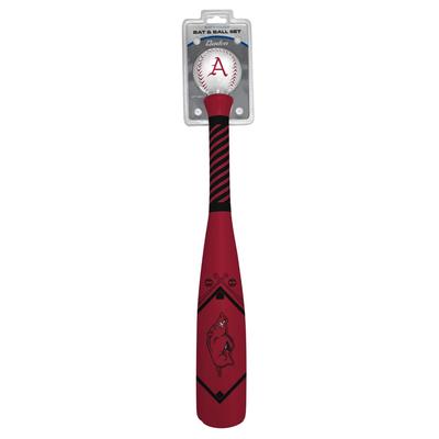 Arkansas Soft Touch Baseball and Bat Set