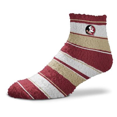 Florida State Skip Stripe Fuzzy Sock