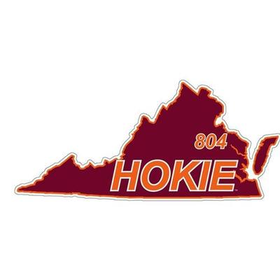 Virginia Tech Decal 804 Area Code 6