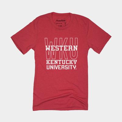 Western Kentucky Homefield WKU Stack Tee