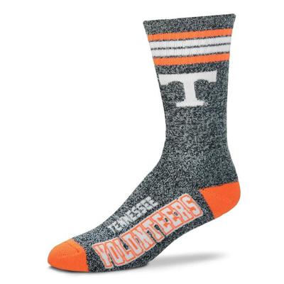 Tennessee 4-Stripe Marbled Deuce Sock