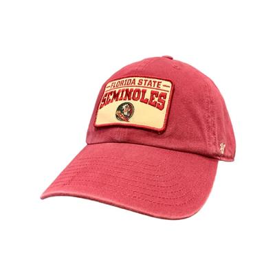 Florida State 47' Brand Twill Patch Adjustable Clean Up Hat