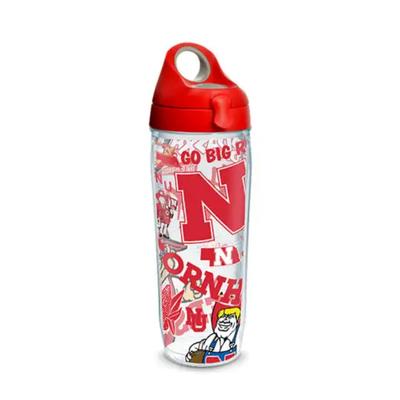 Nebraska Tervis 24 oz All Over Bottle